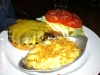 Windsor Backyard Burger with Mac & Cheese